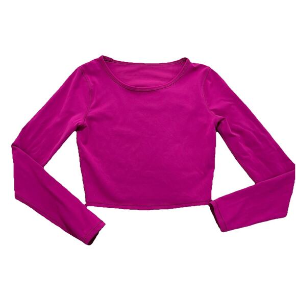 Lululemon Wunder Train Cropped Long Sleeve Shirt - Size Missing Runs Like 4/6  - Picture 1 of 5